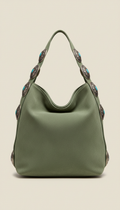 Slouchy Suede Tote with Concho Hardware