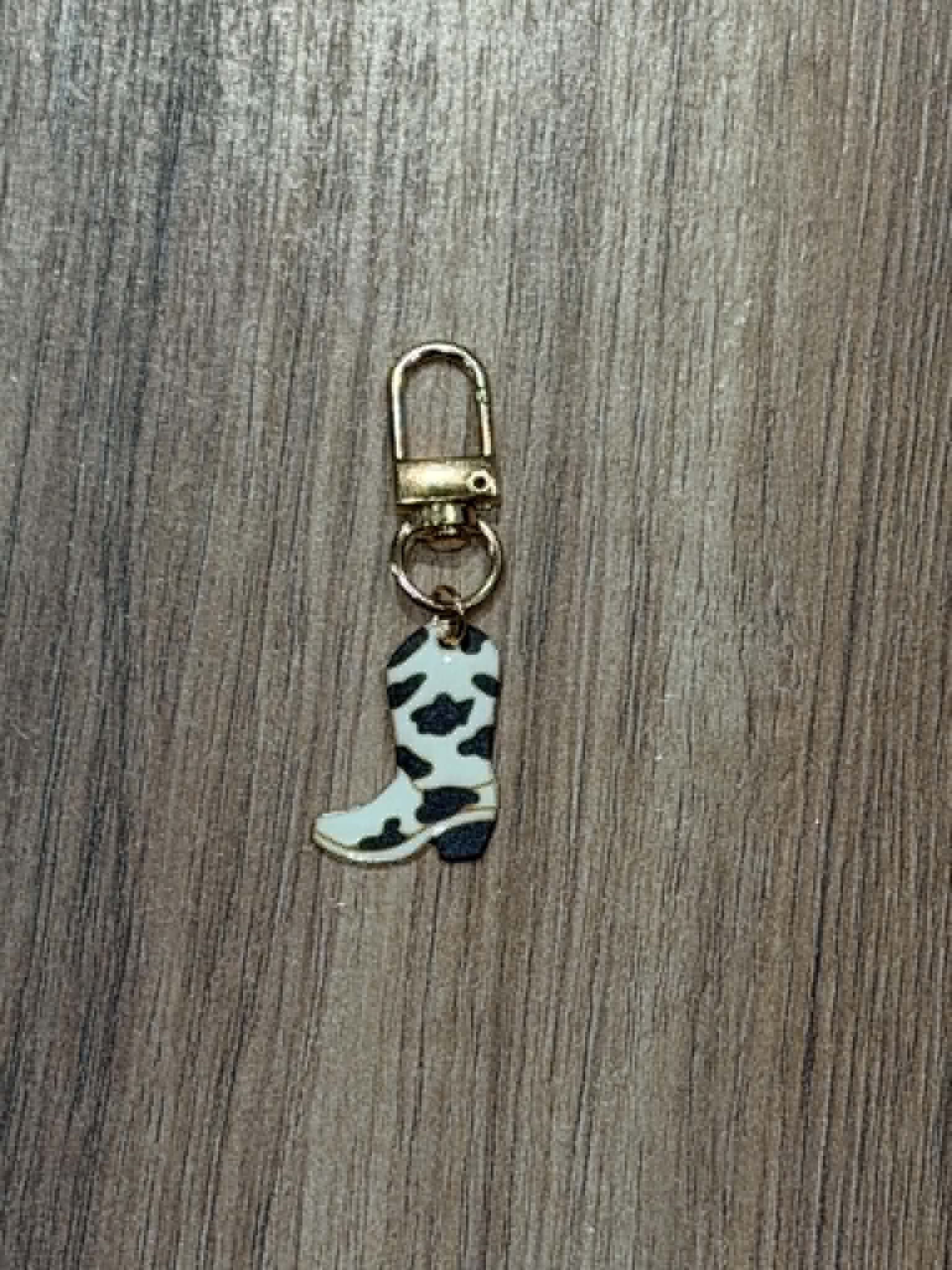 Cowboy Boot Keychain - Assorted designs & Colors