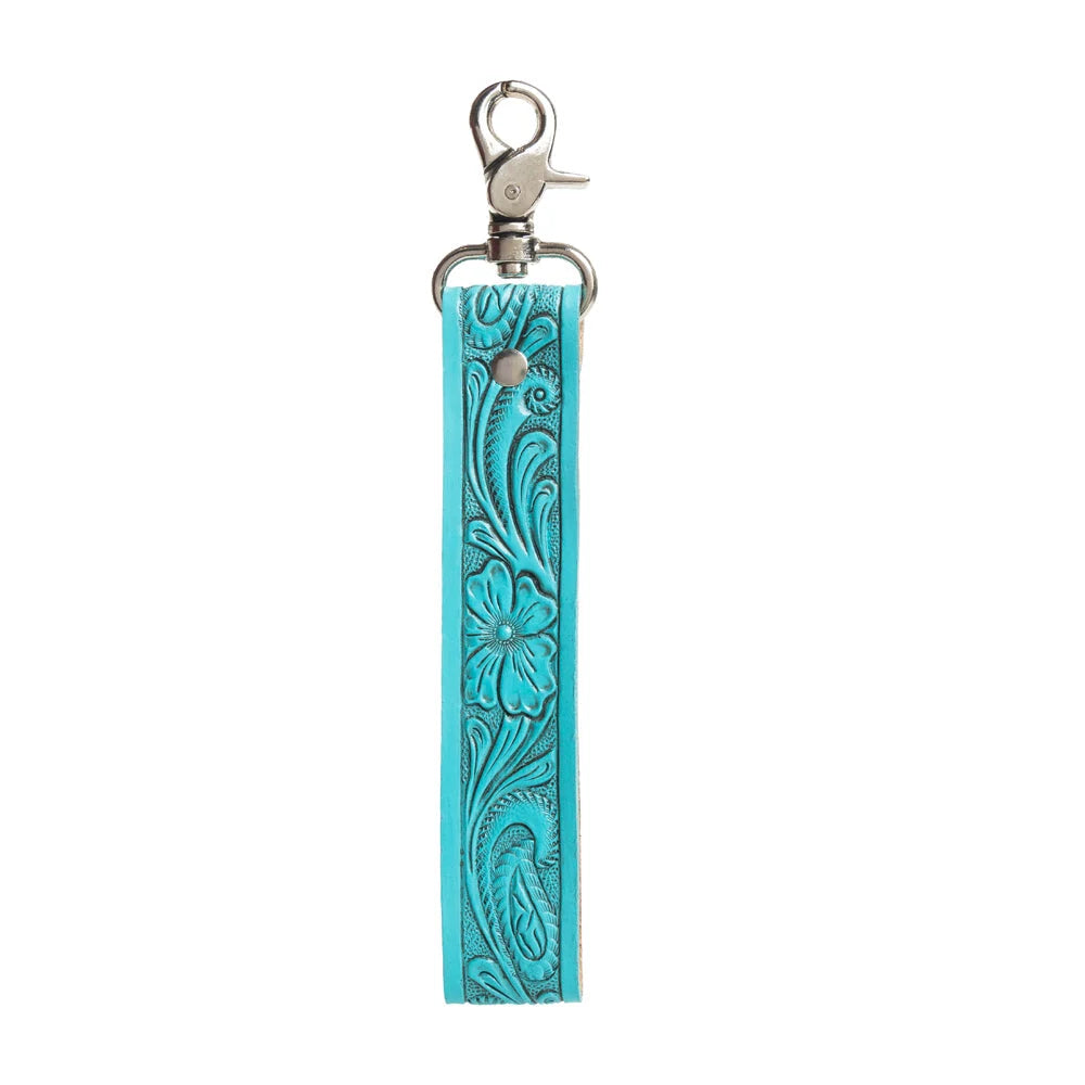 Blooming Meadow Key Fob - Blue