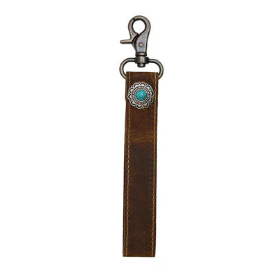 TANNED LEATHER KEY FOB