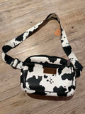 Wrangler Cow Print Crossbody/Belt Bag